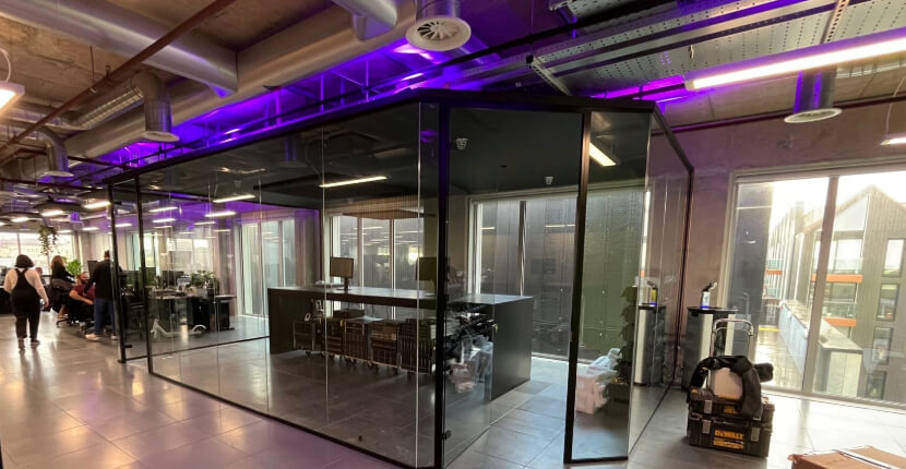 glass office partitions Frampton Cotterell BS36 2